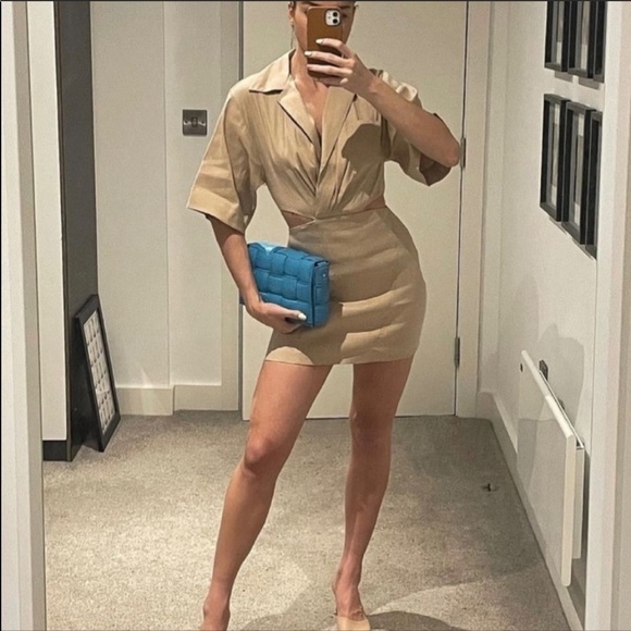 Zara Cut Out Mini Dress - Picture 8 of 14